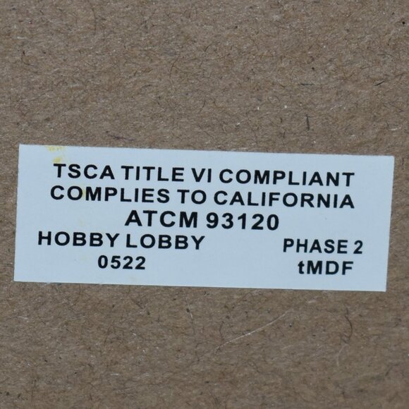 Hobby Lobby Rustic Farmhouse White Chapel Church Wood Frame Wall Art Decor - Picture 5 of 8